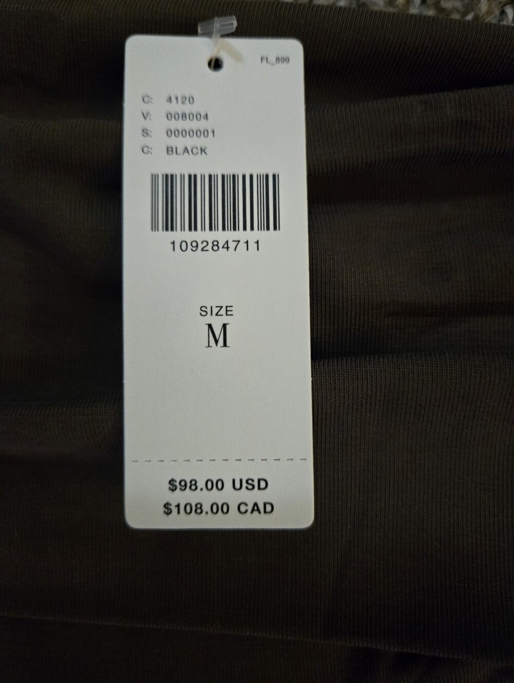 Anthropologie Dark Brown Fold-Over Skater Skirt - Picture 2 of 3